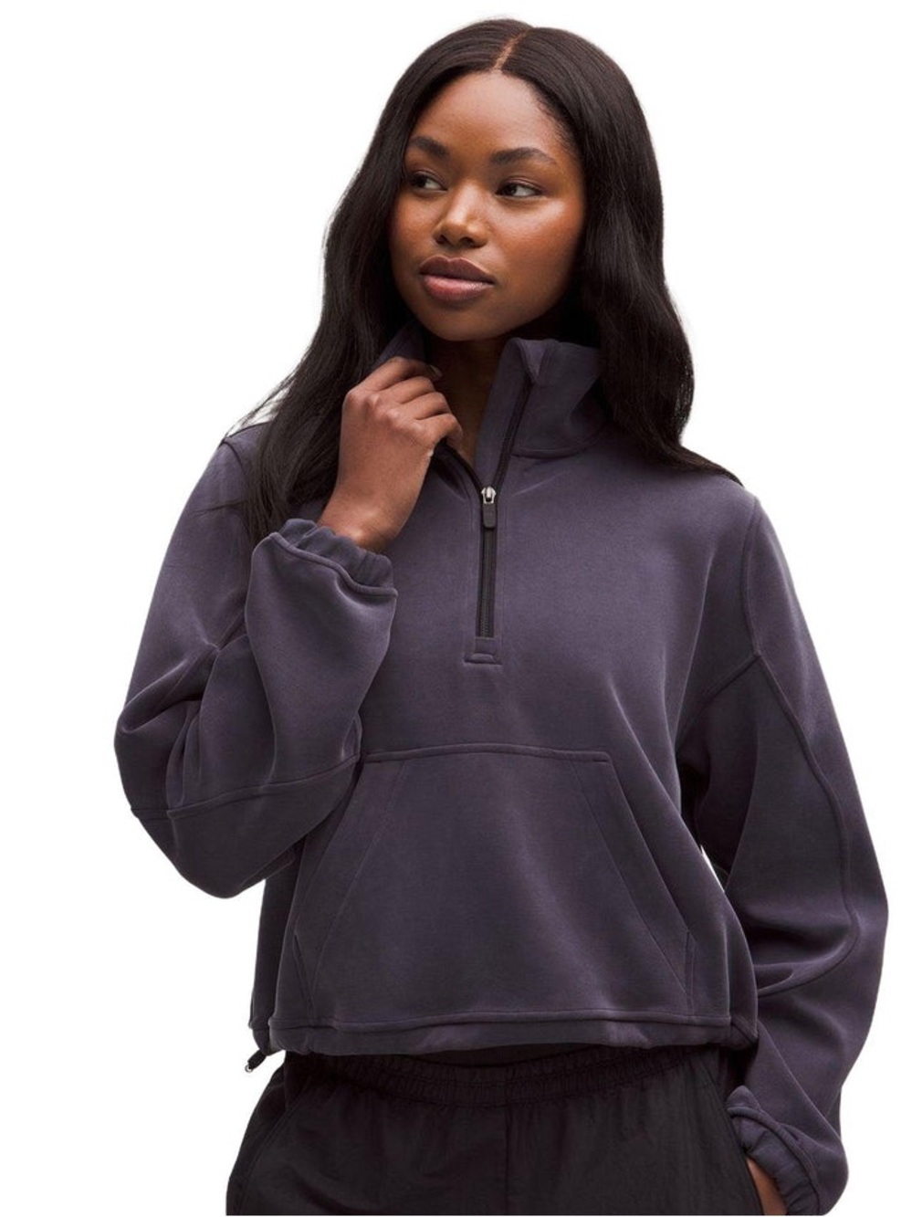 Lululemon Brushed Softstreme Half Zip Jacket